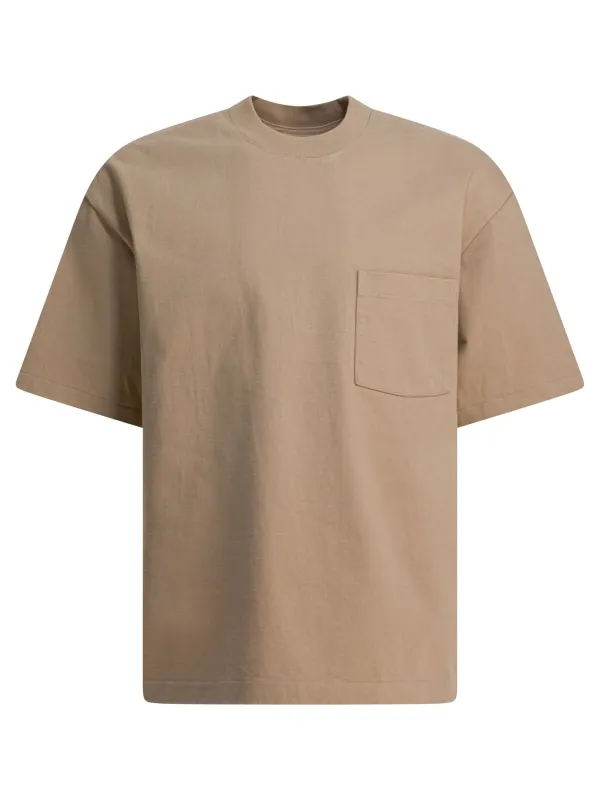 Cotton T-Shirt T-Shirts Beige made by Auralee