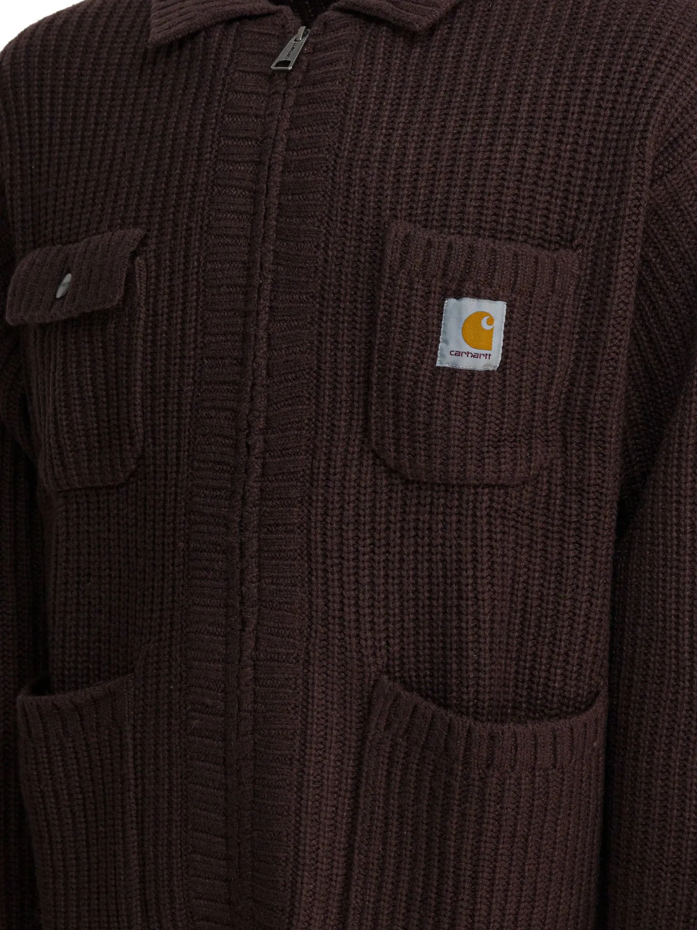 Chore Knit Jackets And Coats Brown sold by Wanan Luxury product image thumbnail 4