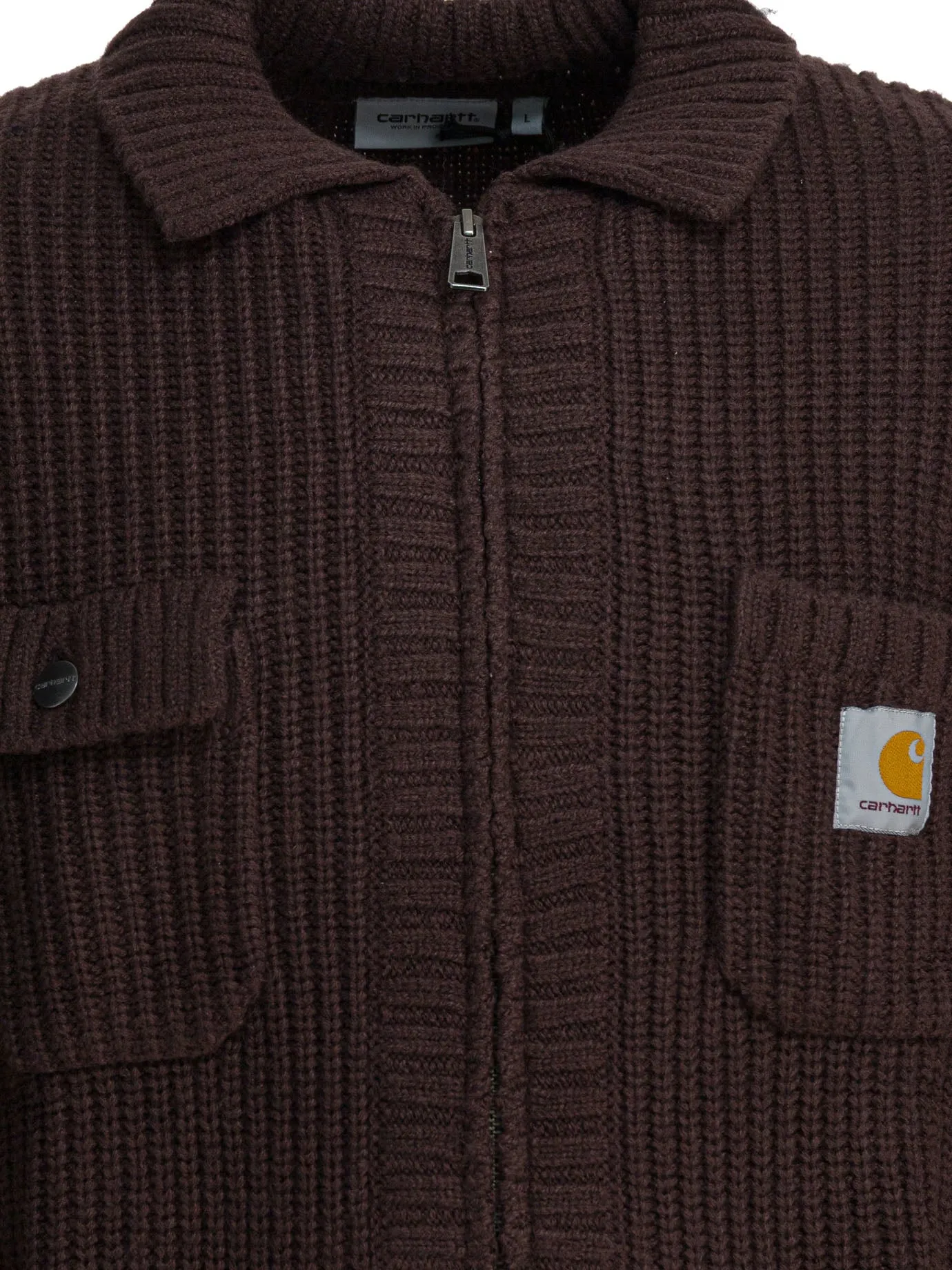 Chore Knit Jackets And Coats Brown sold by Wanan Luxury product image thumbnail 3