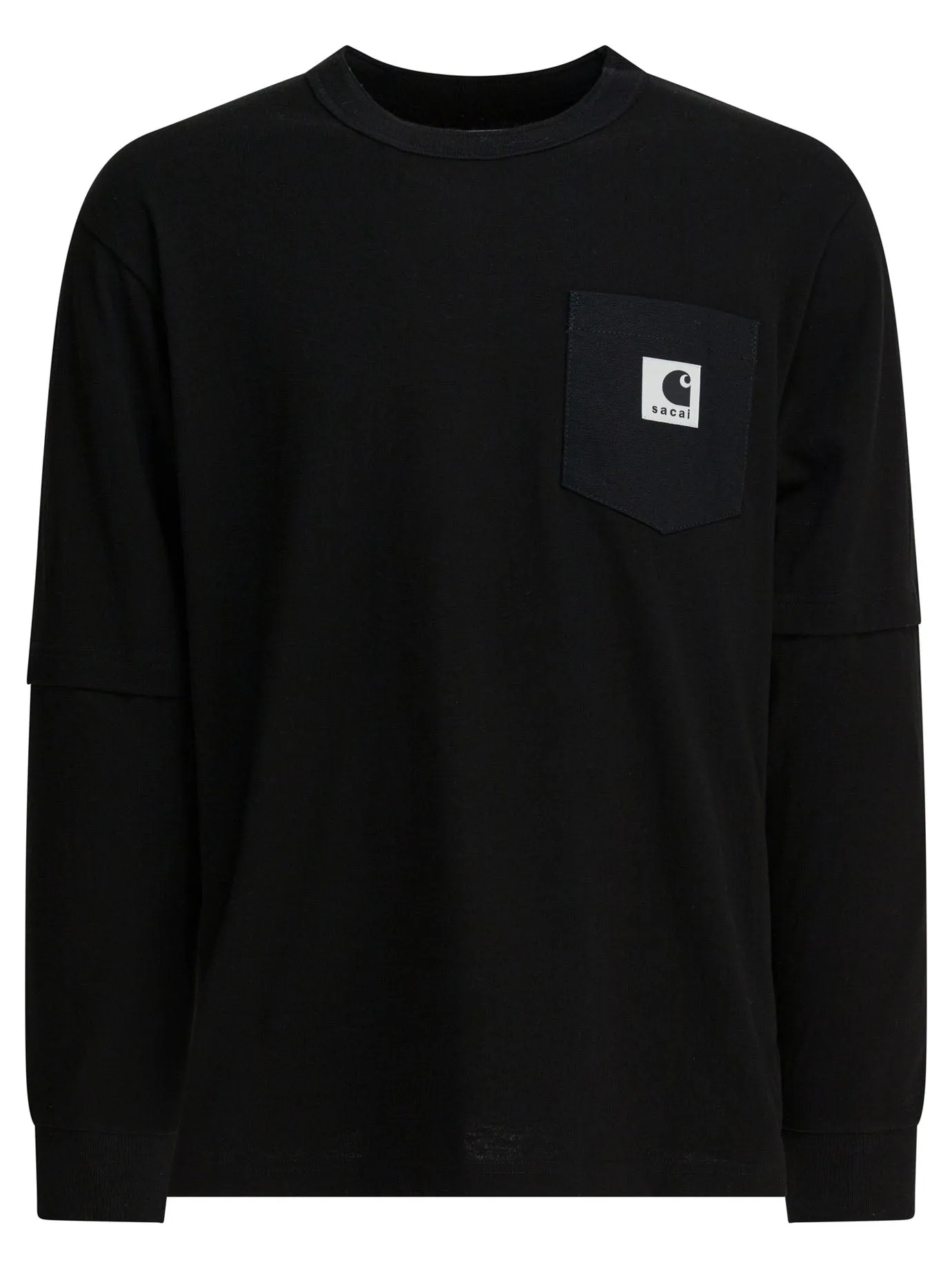Sacai X Carhartt Wip T-Shirts Black sold by Wanan Luxury