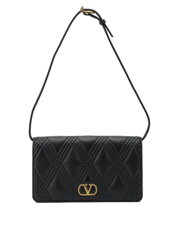 Quiltie 67 Shoulder Bags Black made by Valentino Garavani