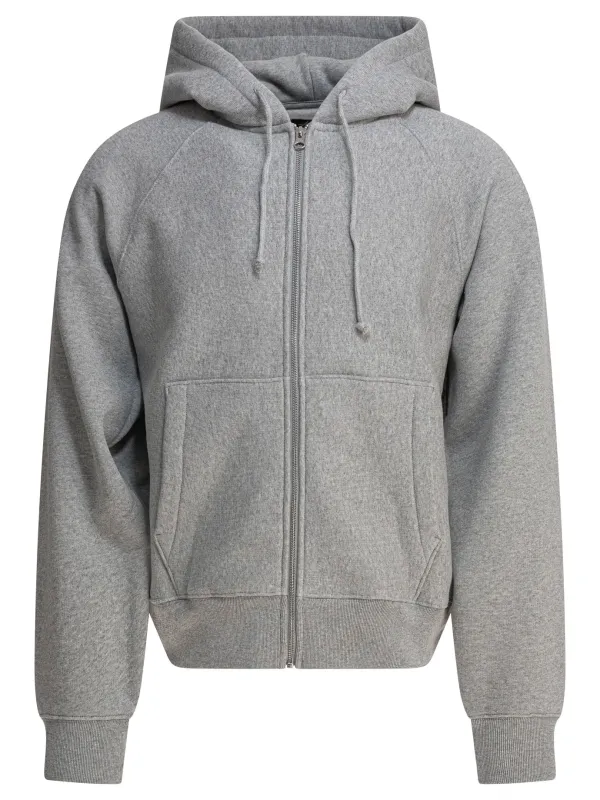 Zipper Hoodie Sweatshirts Grey sold by Wanan Luxury