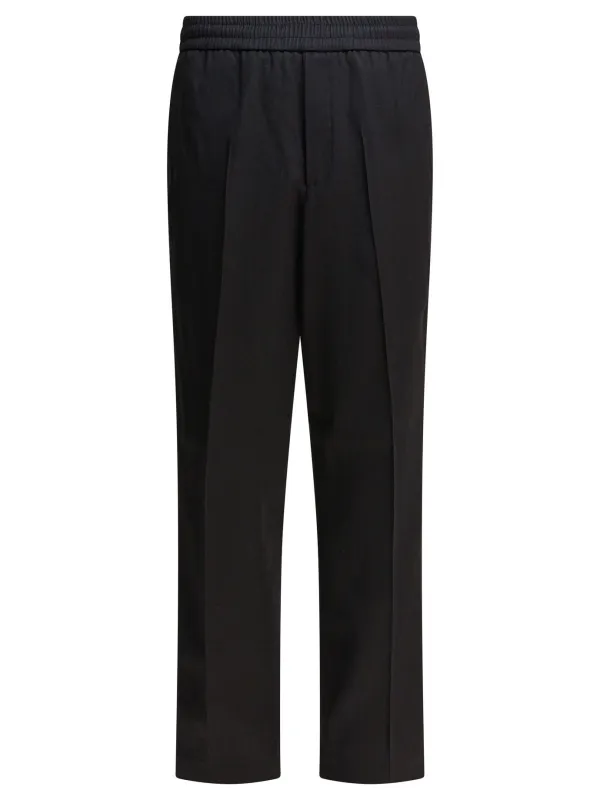 Wool Jogging Pants Trousers Black made by Golden Goose
