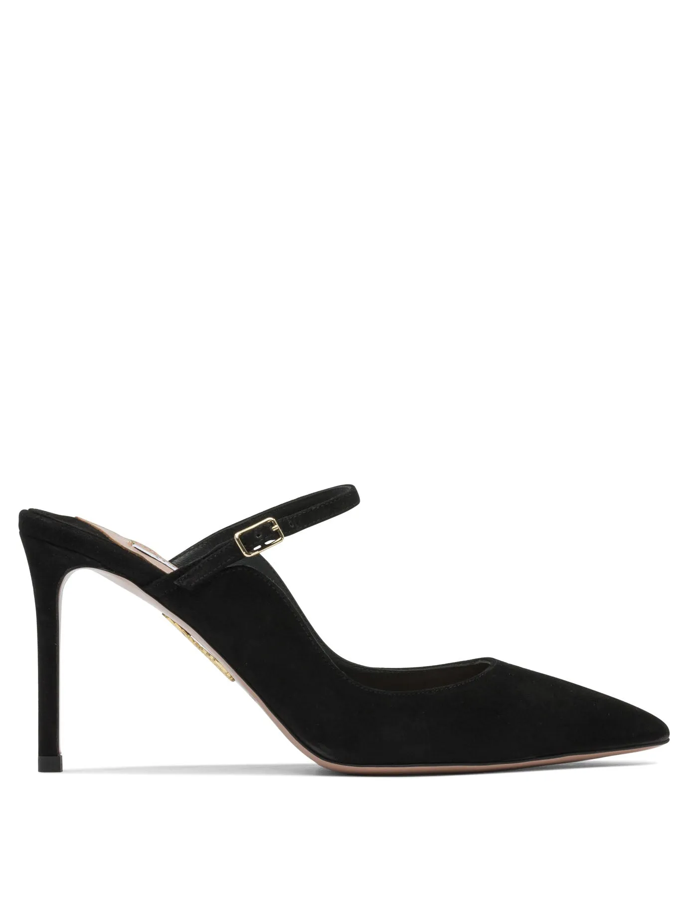 Mary Jane Mule With Heel 80mm Heeled Shoes Black sold by Wanan Luxury