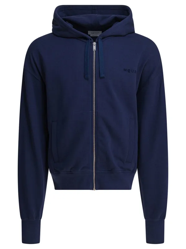 Hooded Sweatshirt Sweatshirts Blue sold by Wanan Luxury