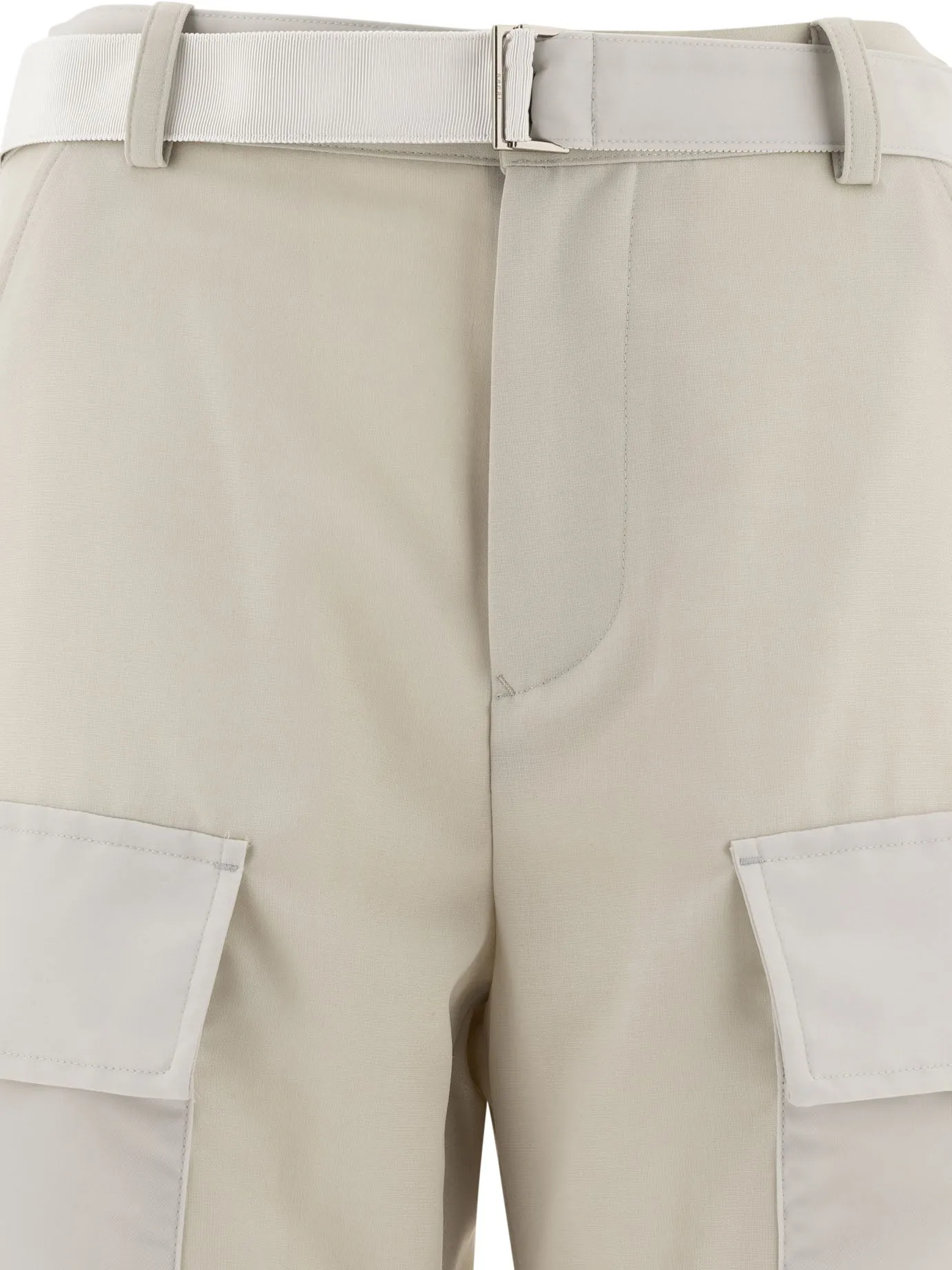 Belted Cargo Trousers Beige sold by Wanan Luxury product image thumbnail 3