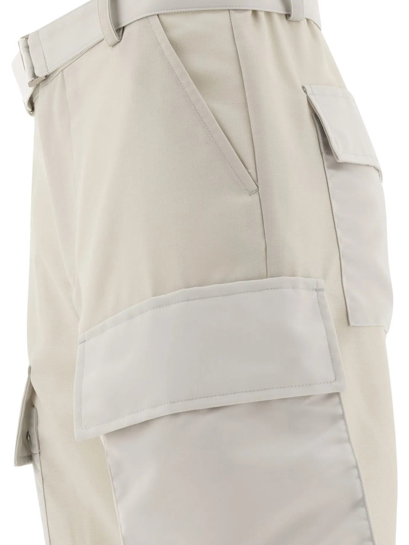 Belted Cargo Trousers Beige sold by Wanan Luxury product image thumbnail 4