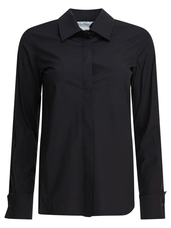 Cotton Shirt Shirts Black sold by Wanan Luxury