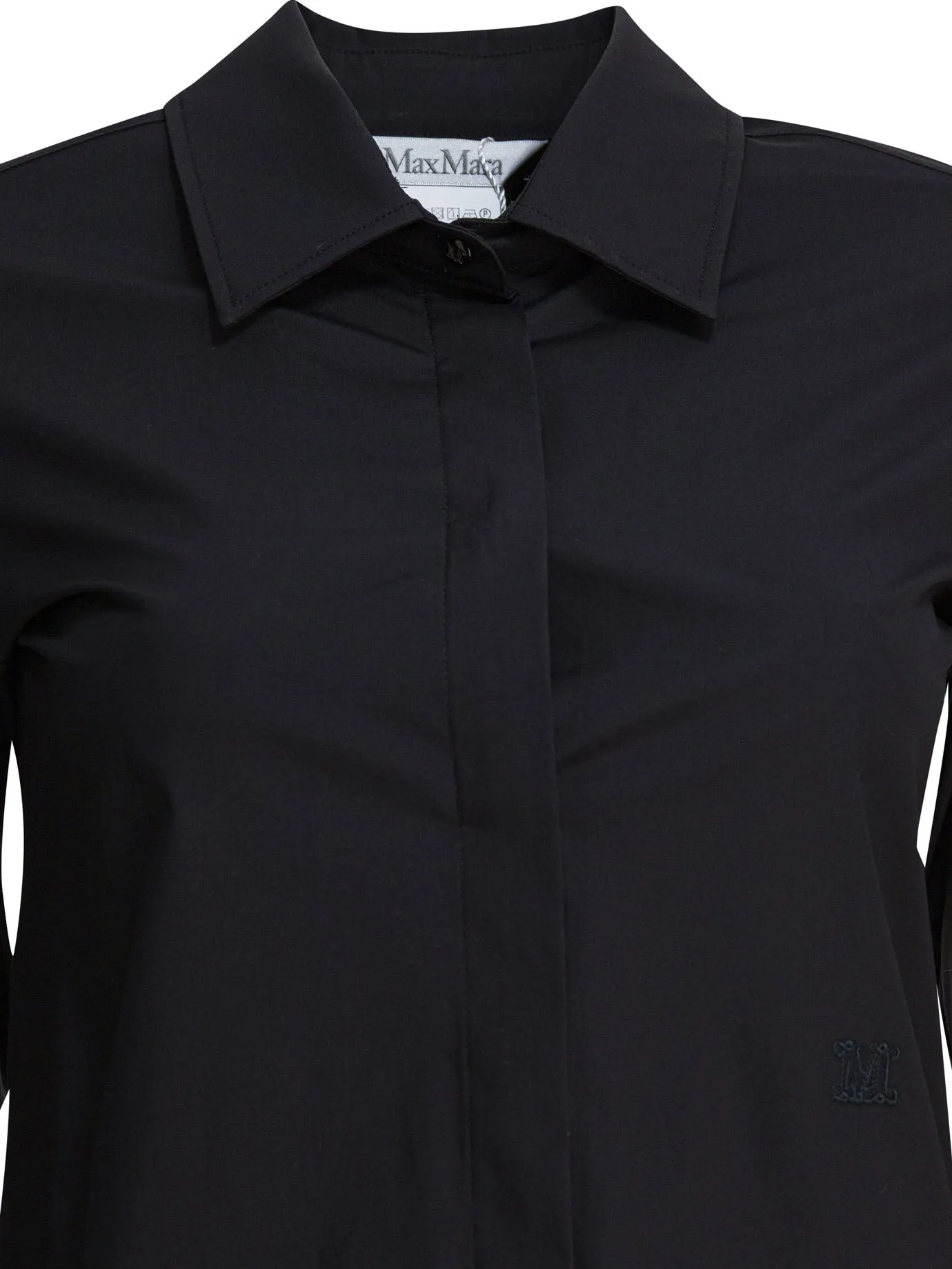 Cotton Shirt Shirts Black sold by Wanan Luxury product image thumbnail 3