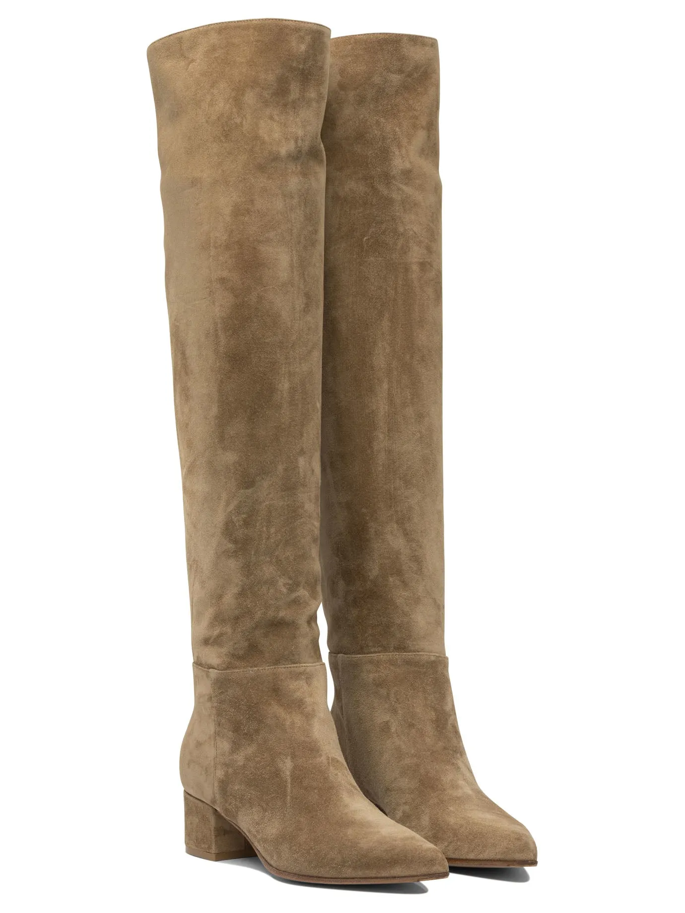 Suede 45mm Boots Beige sold by Wanan Luxury product image thumbnail 2