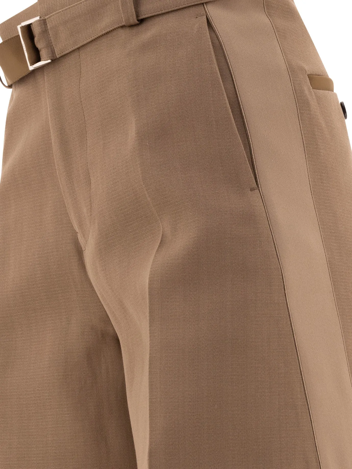 Tailored Belted Trousers Beige sold by Wanan Luxury product image thumbnail 4
