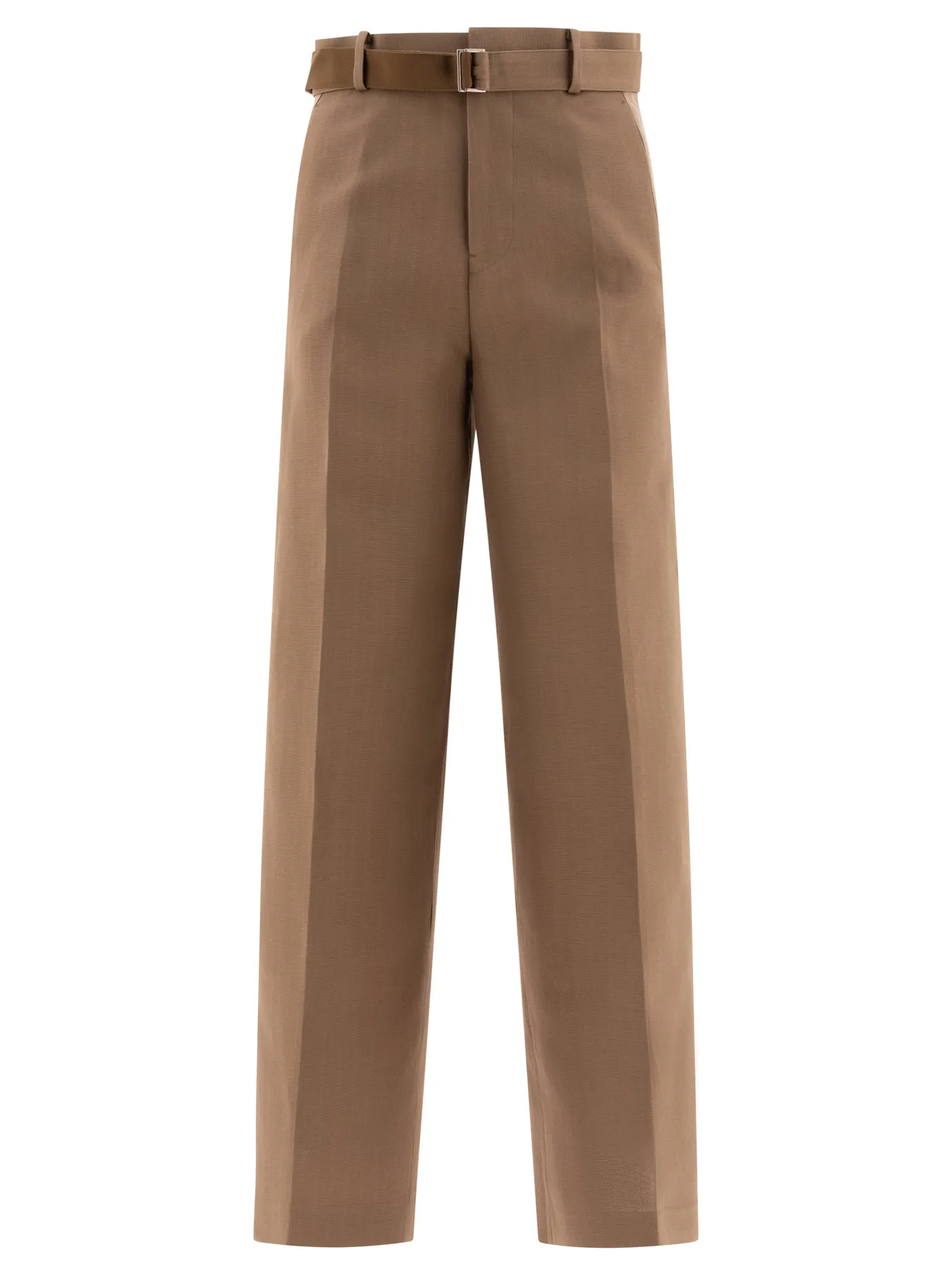 Tailored Belted Trousers Beige sold by Wanan Luxury