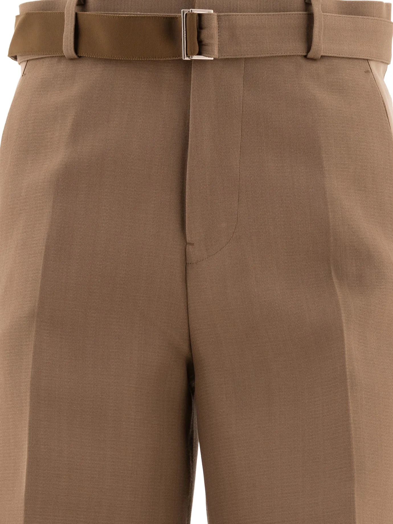 Tailored Belted Trousers Beige sold by Wanan Luxury product image thumbnail 3