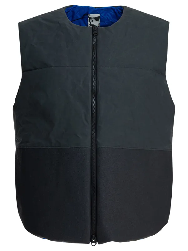 Cotton Sleeveless Jacket Jackets And Coats Grey sold by Wanan Luxury