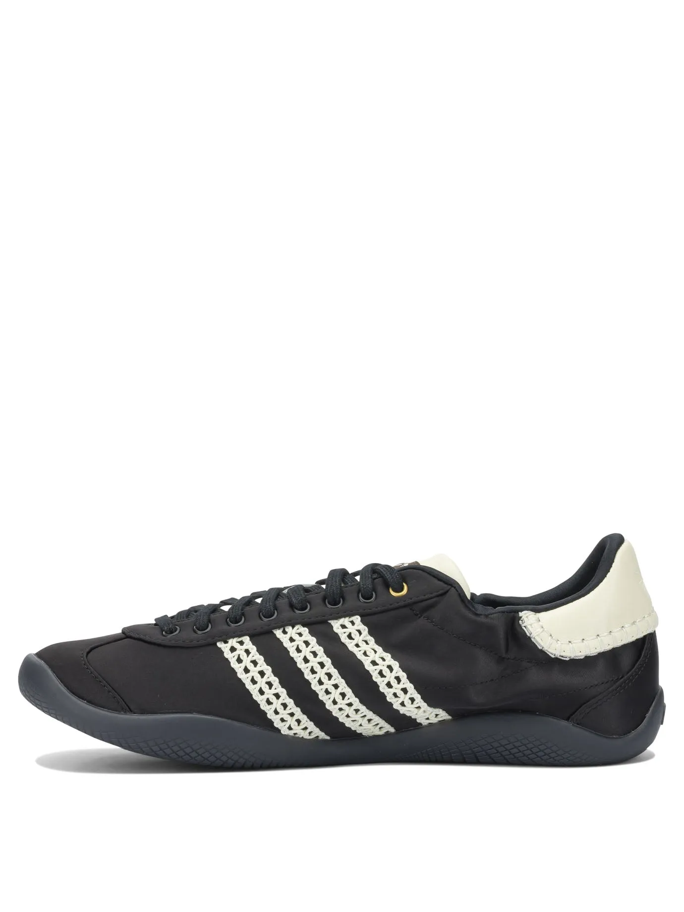 Wales Bonner Karintha Lo Satin Sneakers & Slip-On Black sold by Wanan Luxury product image thumbnail 3