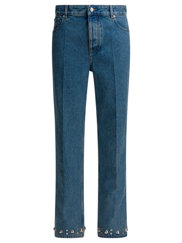 With Cabochons Jeans Light Blue sold by Wanan Luxury