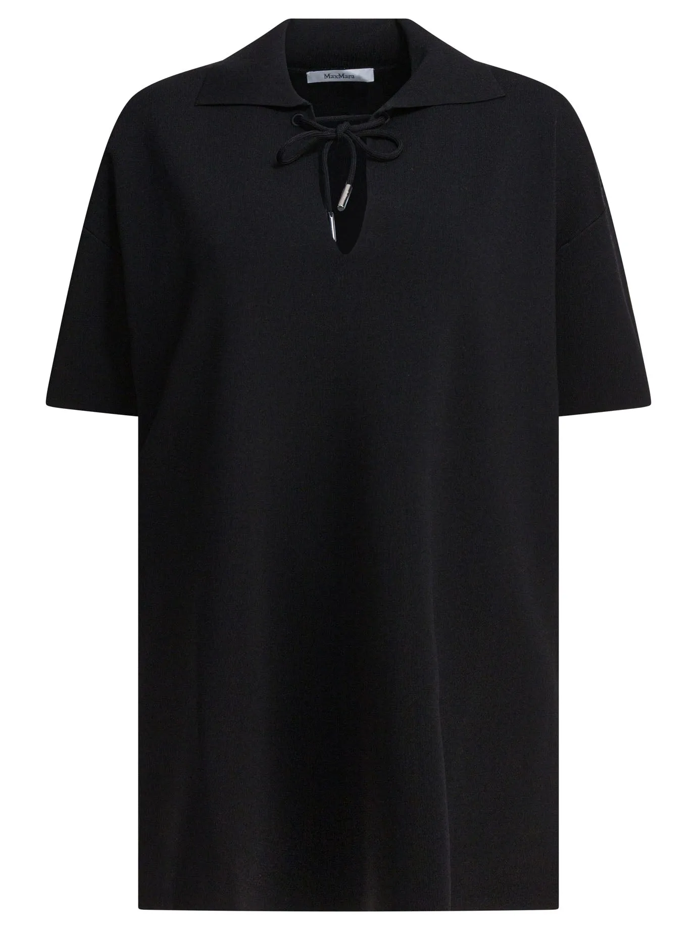 Short-Sleeved Viscose Crepe Shirt Shirts Black sold by Wanan Luxury
