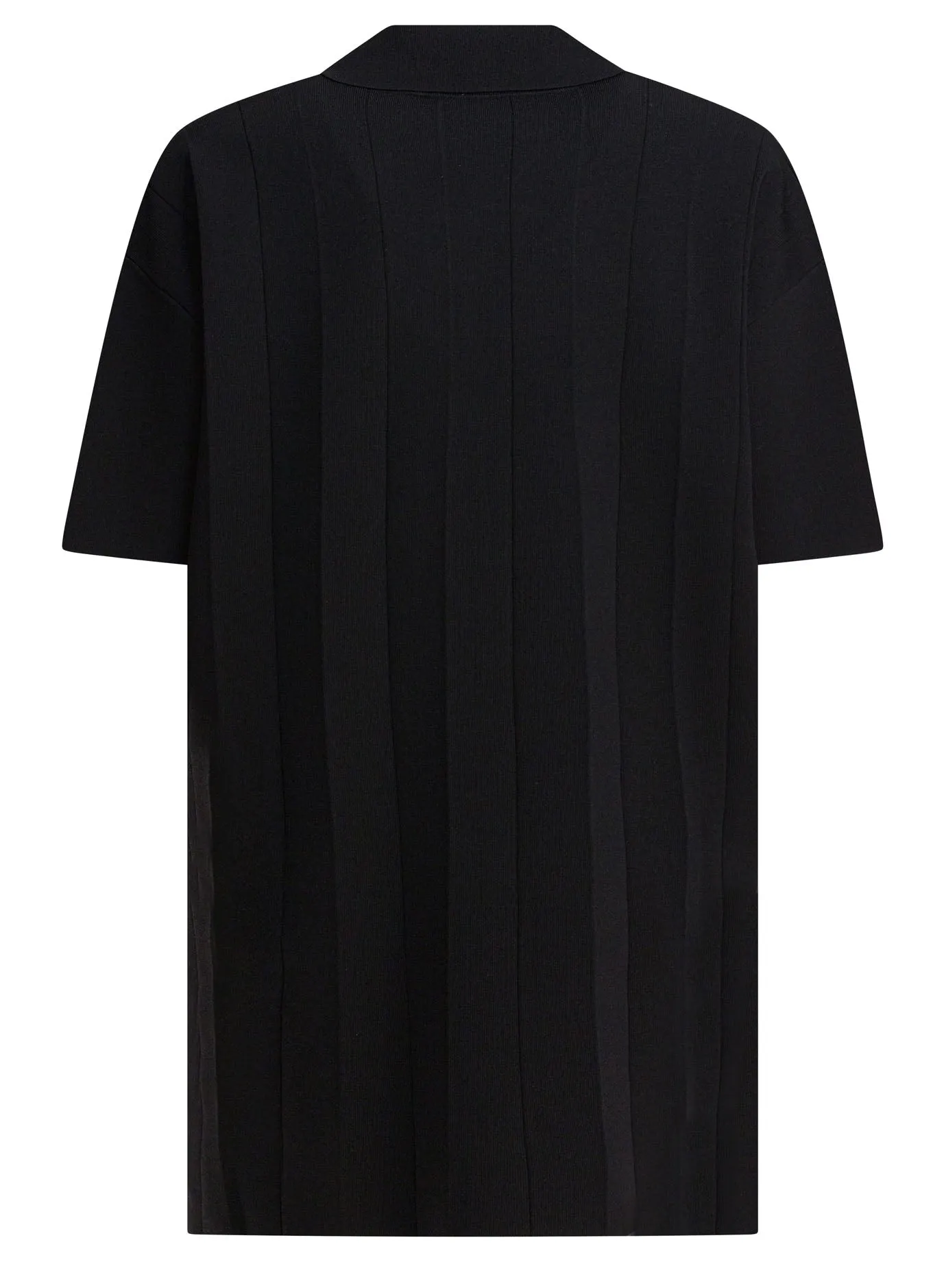 Short-Sleeved Viscose Crepe Shirt Shirts Black sold by Wanan Luxury product image thumbnail 2