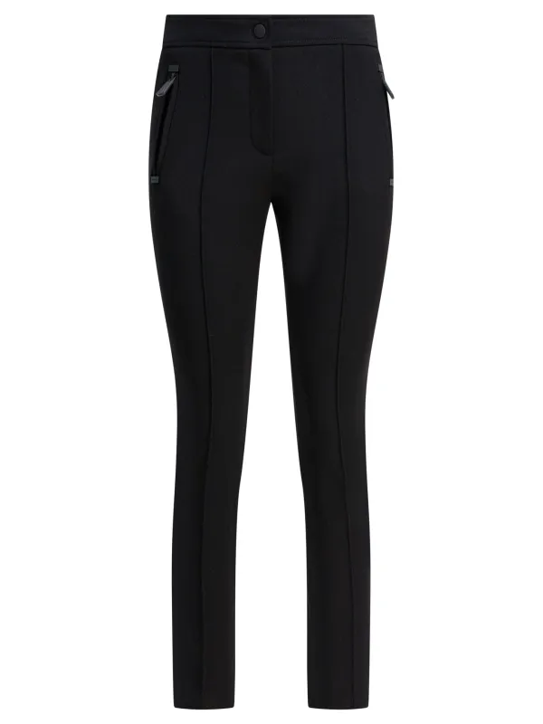 Nylon Pants Trousers Black made by Wanan Luxury