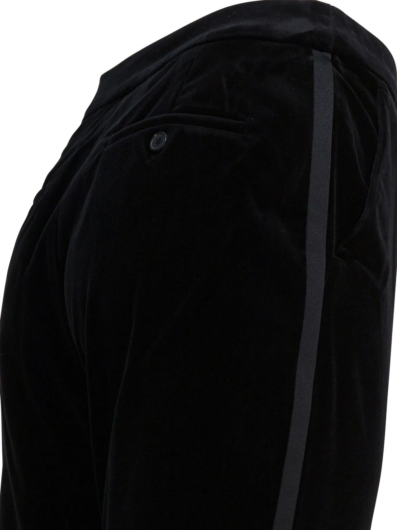 Velvet Pants Trousers Black sold by Wanan Luxury product image thumbnail 4