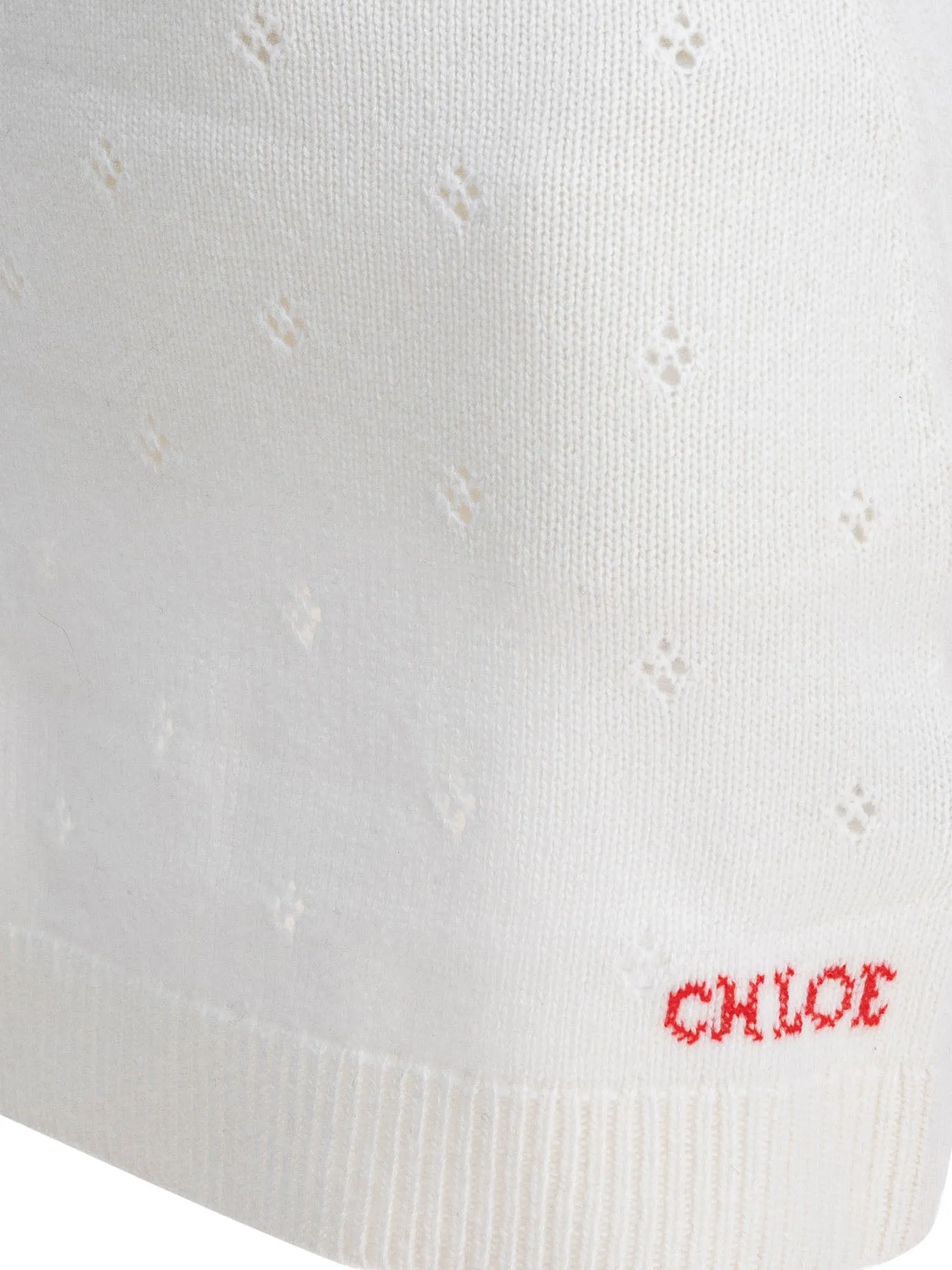 Openwork Wool And Cashmere Miniskirt Skirts White sold by Wanan Luxury product image thumbnail 3