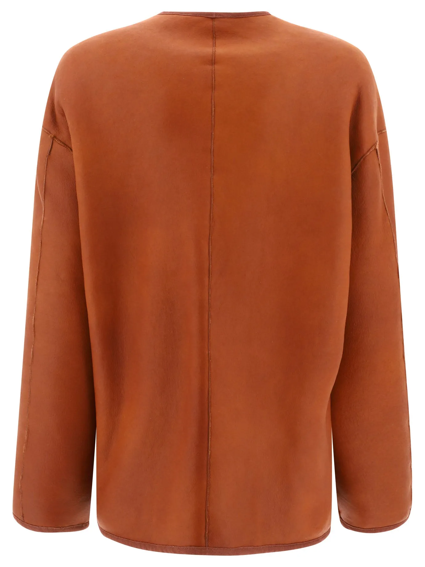 Shearing Reversible Jacket Jackets And Coats Beige sold by Wanan Luxury product image thumbnail 4