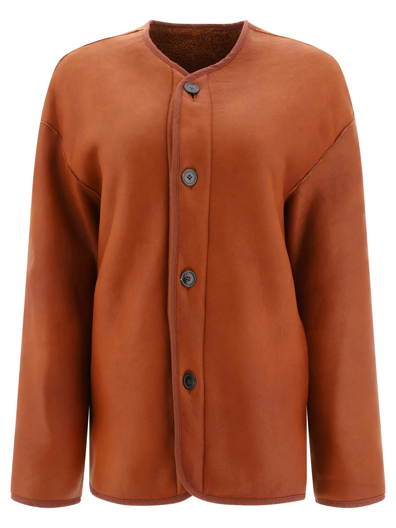 Shearing Reversible Jacket Jackets And Coats Beige sold by Wanan Luxury product image thumbnail 2