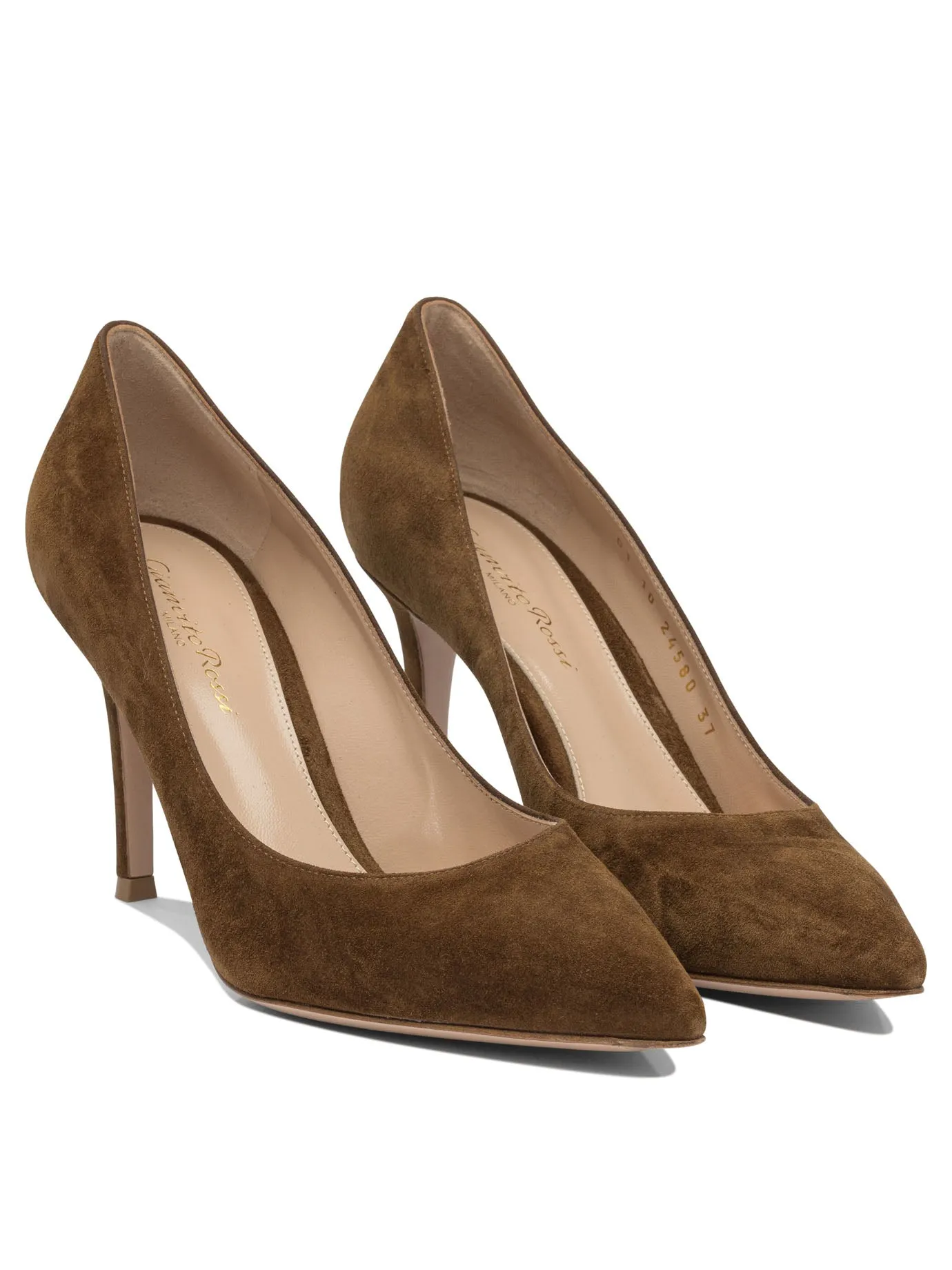Gianvito 85 Mm Heeled Shoes Brown sold by Wanan Luxury product image thumbnail 2