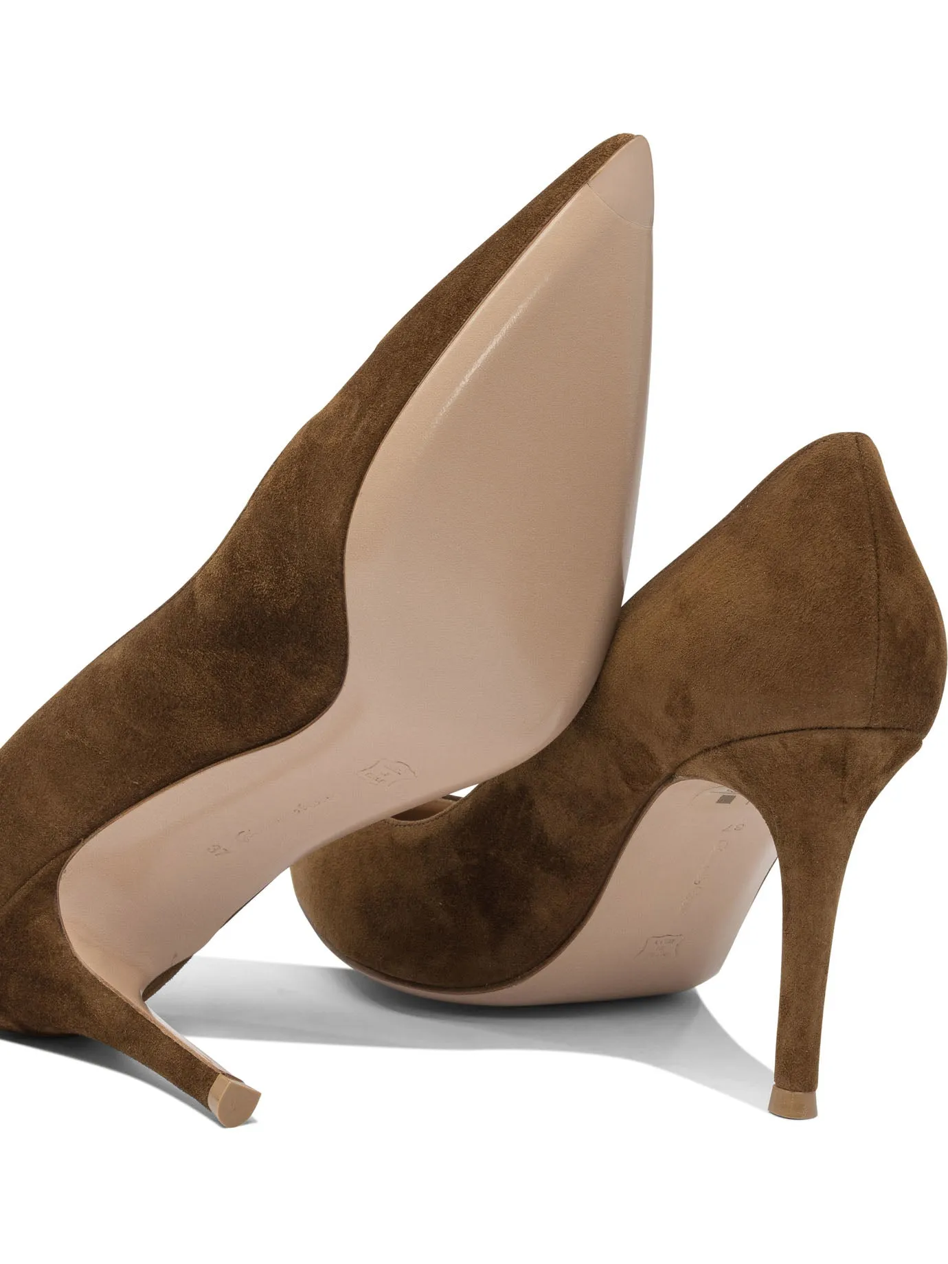 Gianvito 85 Mm Heeled Shoes Brown sold by Wanan Luxury product image thumbnail 5