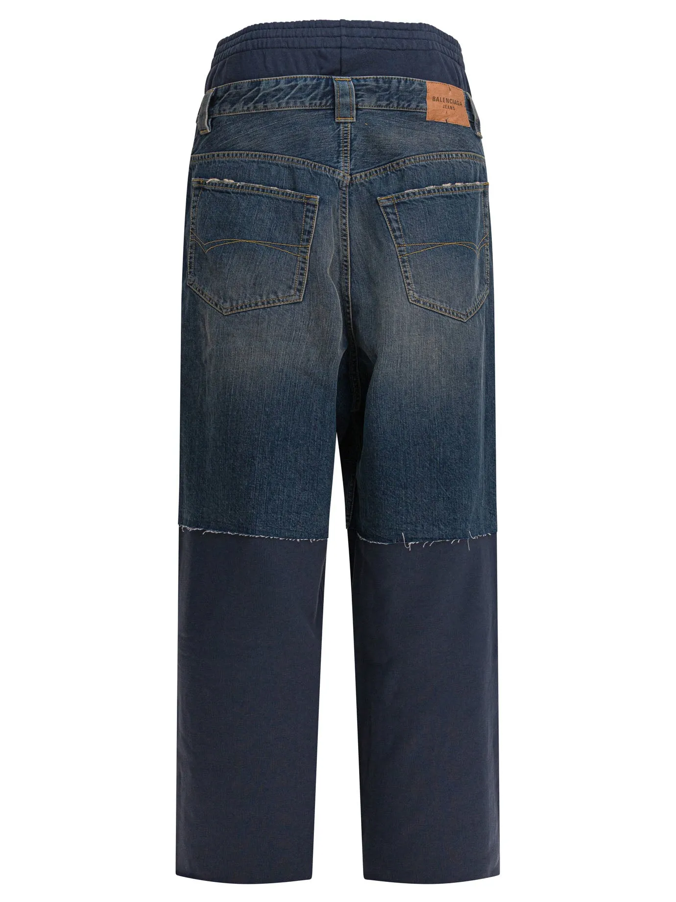 Patched Molleton Jeans Blue sold by Wanan Luxury product image thumbnail 2