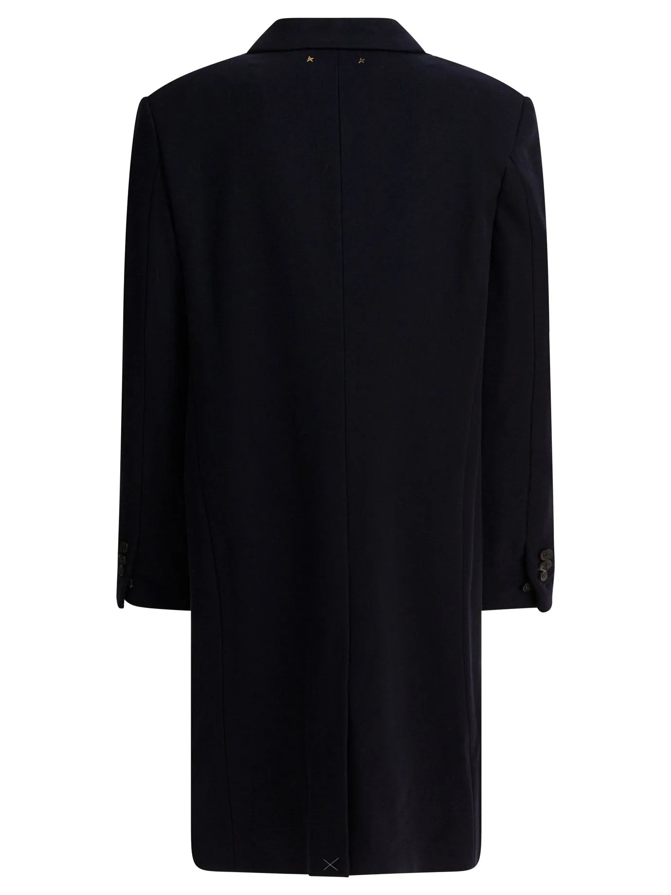 Single-Breasted Wool Coat Jackets And Coats Blue sold by Wanan Luxury product image thumbnail 2