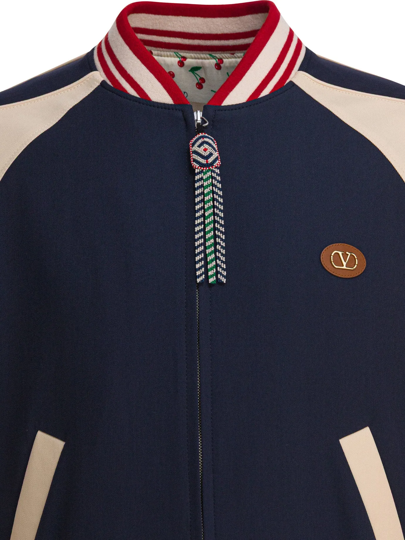Virgin Wool Bomber Jacket Jackets And Coats Blue sold by Wanan Luxury product image thumbnail 3