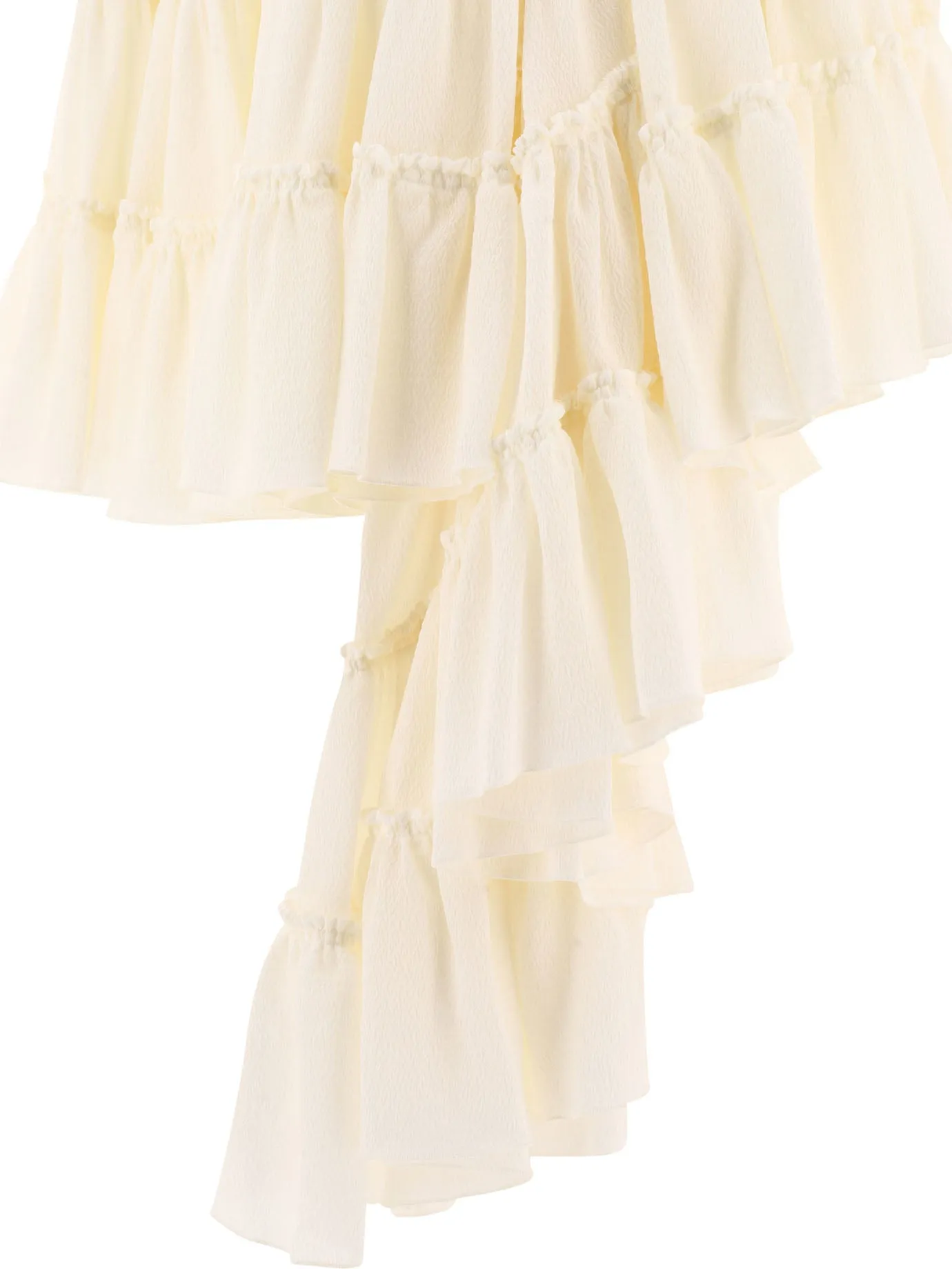 Ruffled Skirt Skirts White sold by Wanan Luxury product image thumbnail 4