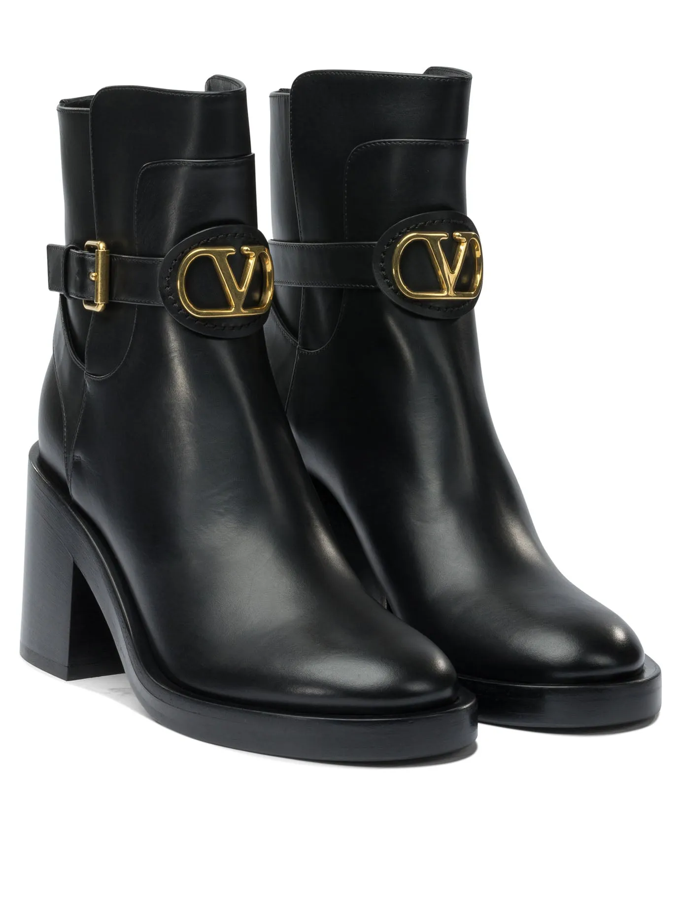 Vlogo Signature Ankle Boots Black sold by Wanan Luxury product image thumbnail 2