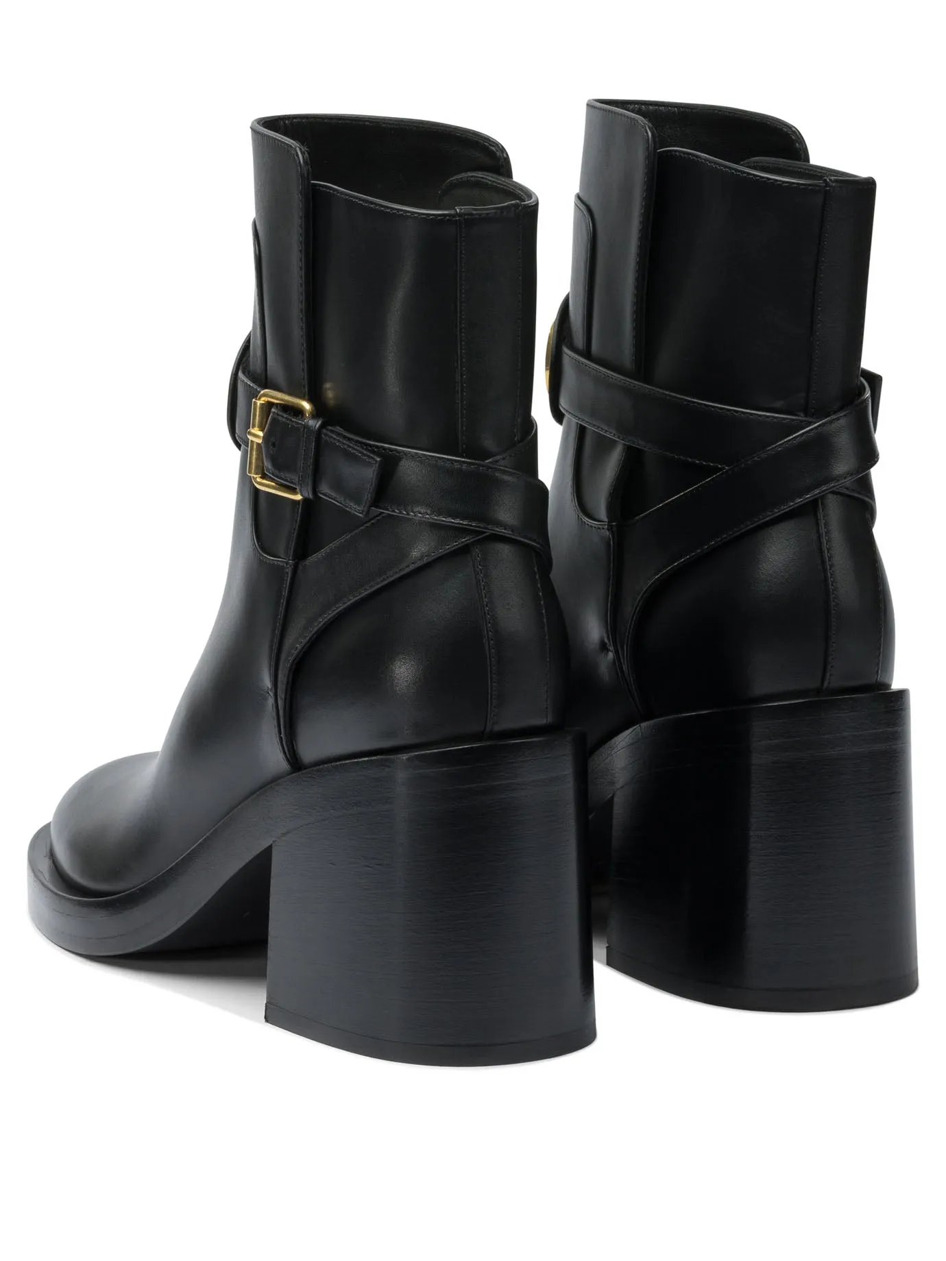 Vlogo Signature Ankle Boots Black sold by Wanan Luxury product image thumbnail 4