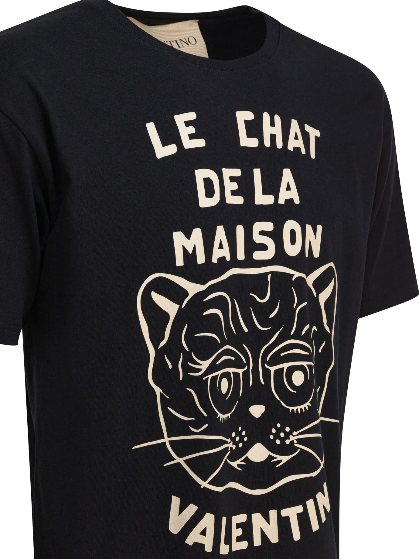 Le Chat De La Maison T-Shirts Black sold by Wanan Luxury product image thumbnail 4