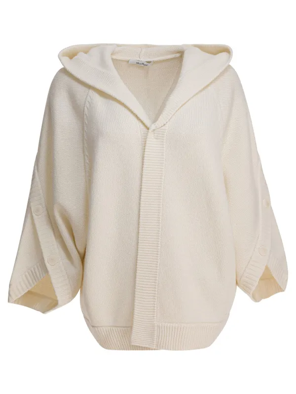 Wool And Cashmere Cardigan Knitwear White sold by Wanan Luxury