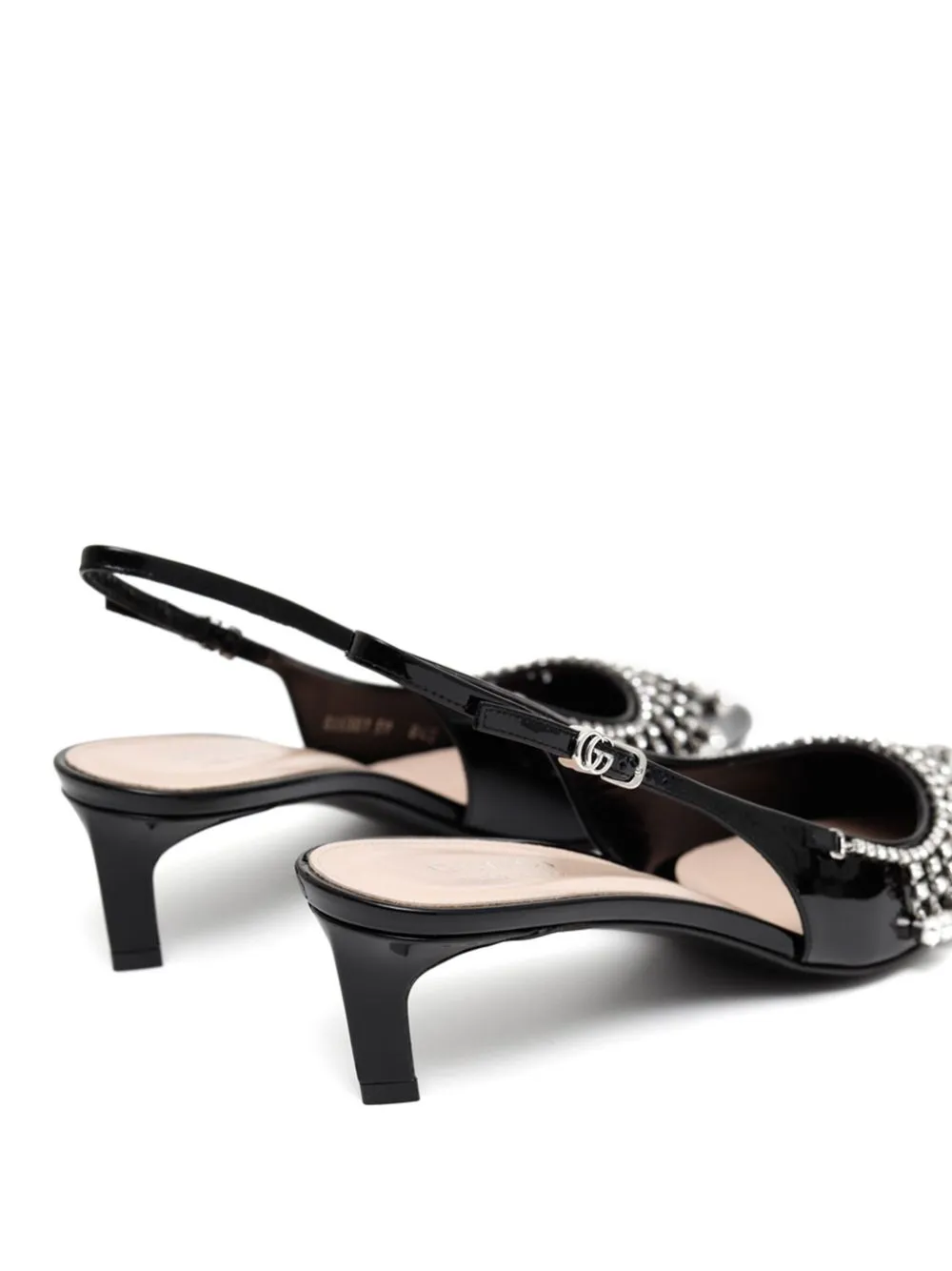 DéColleté Con Catena Di Cristalli Heeled Shoes Black sold by Wanan Luxury product image thumbnail 2
