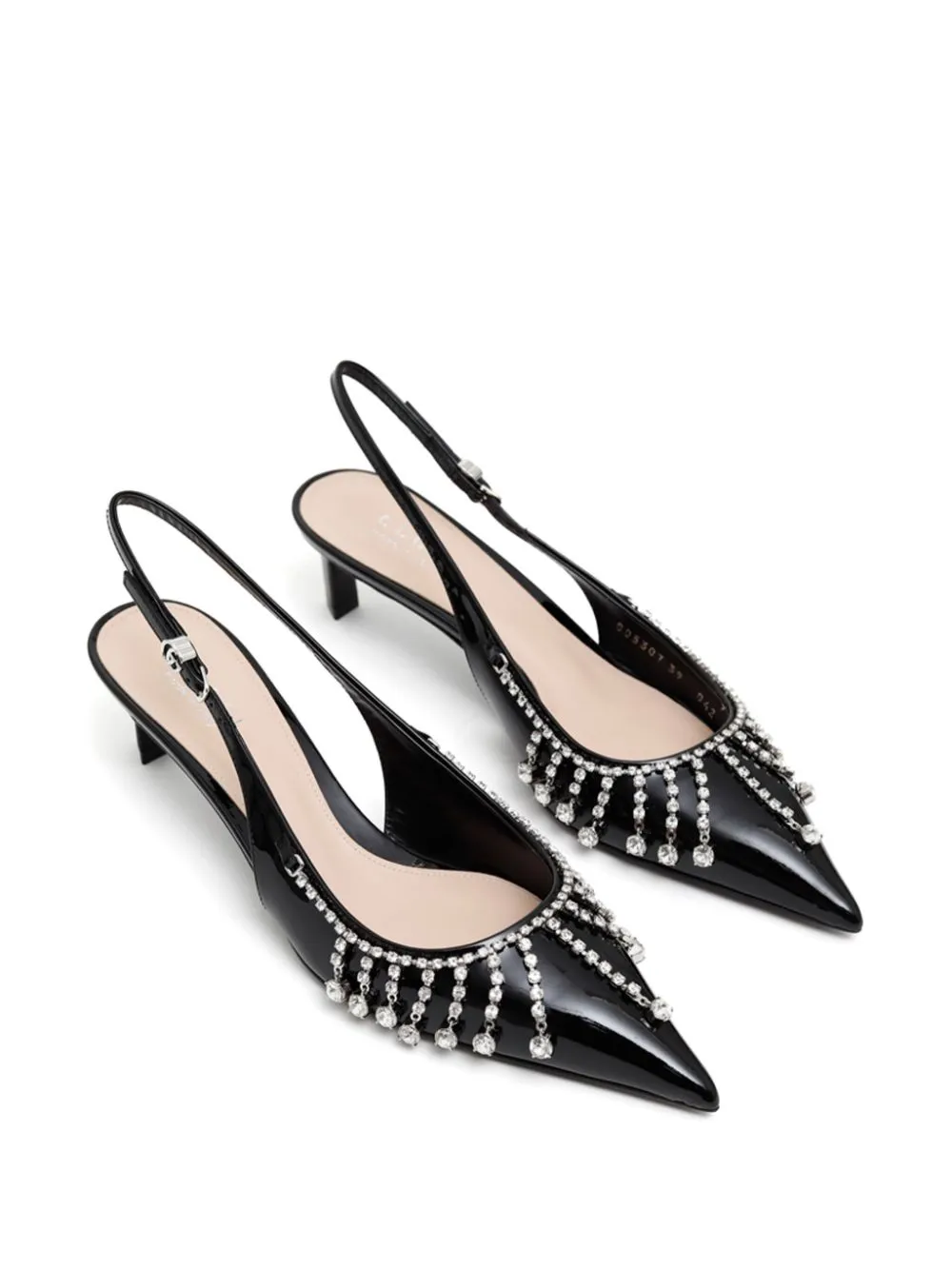 DéColleté Con Catena Di Cristalli Heeled Shoes Black sold by Wanan Luxury product image thumbnail 3