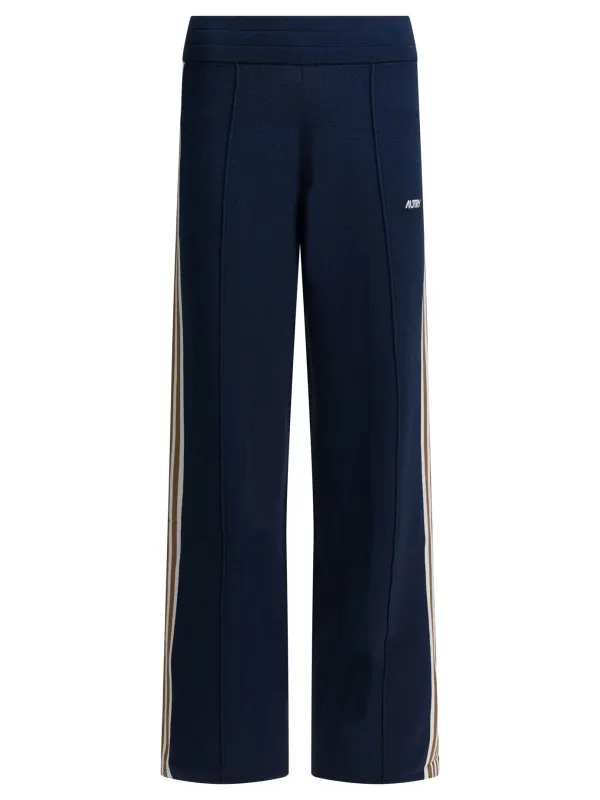 Sports Pants With Logo Trousers Blue sold by Wanan Luxury