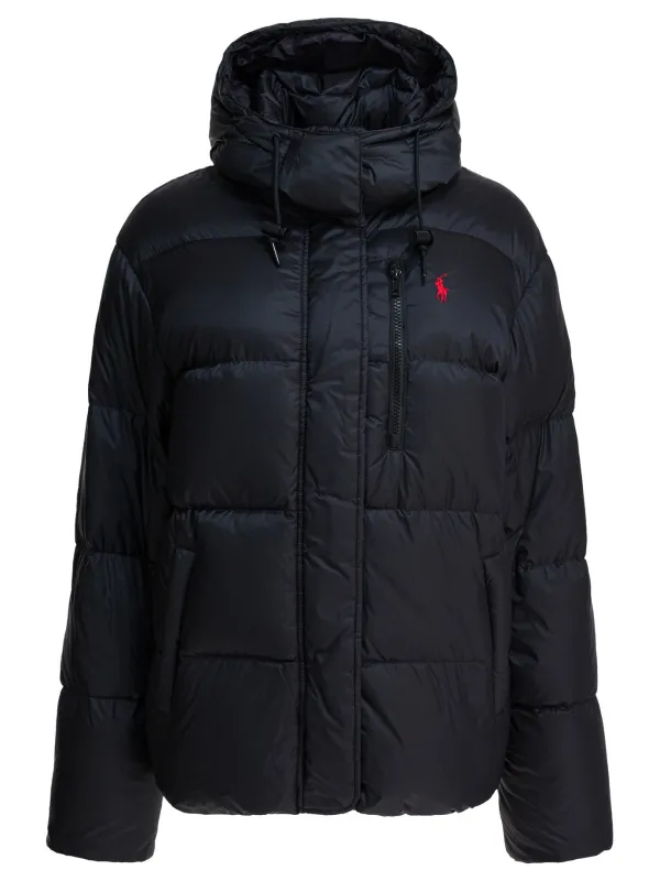 Down Jacket With Logo Jackets And Coats Black made by Polo by Ralph Lauren