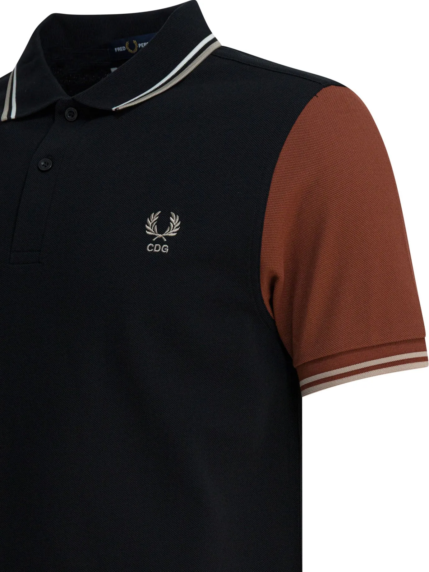 Comme Des GarçOns X Fred Perry Polo Shirts Black sold by Wanan Luxury product image thumbnail 4