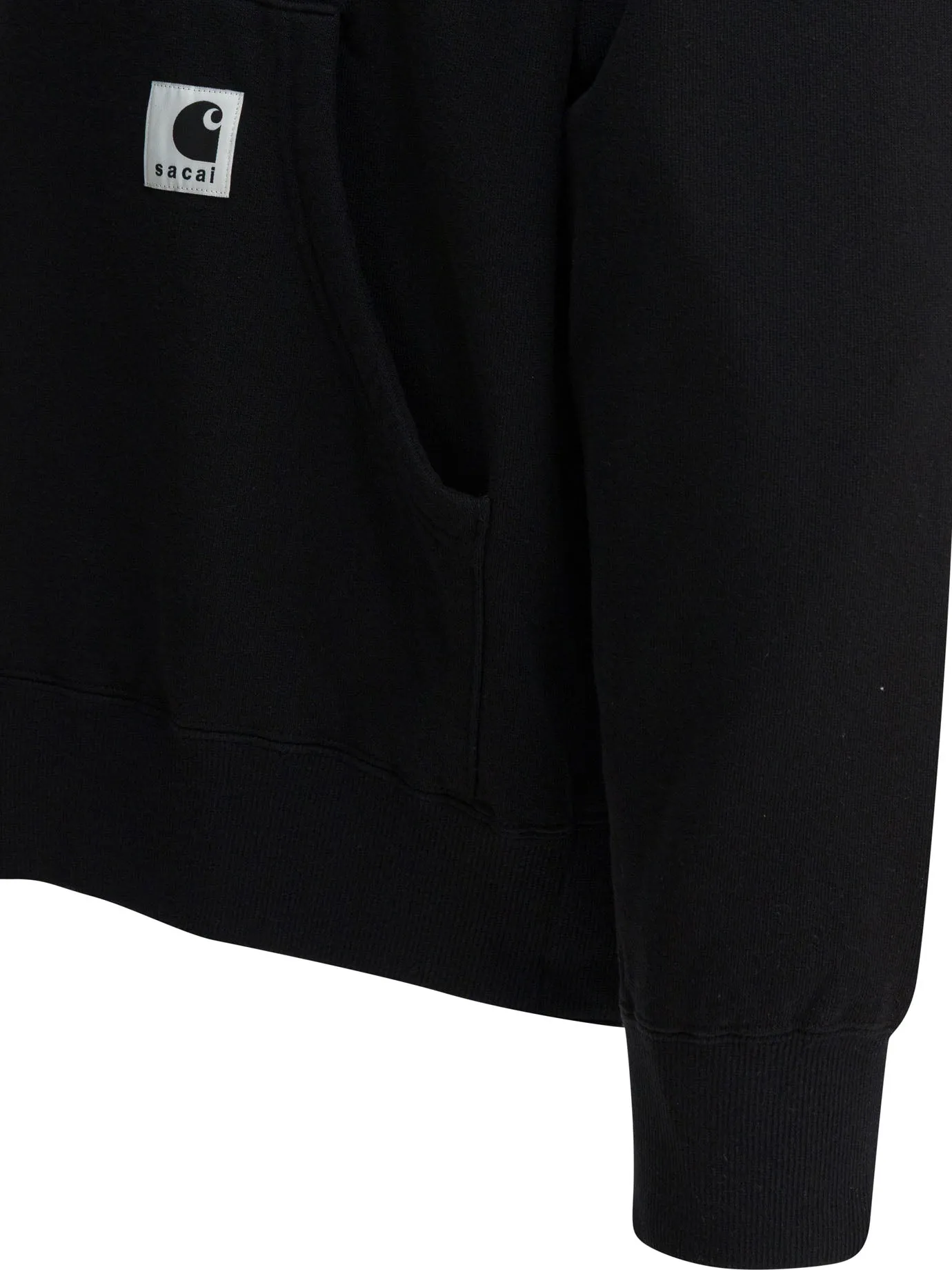 Sacai X Carhartt Wip Sweatshirts Black sold by Wanan Luxury product image thumbnail 4