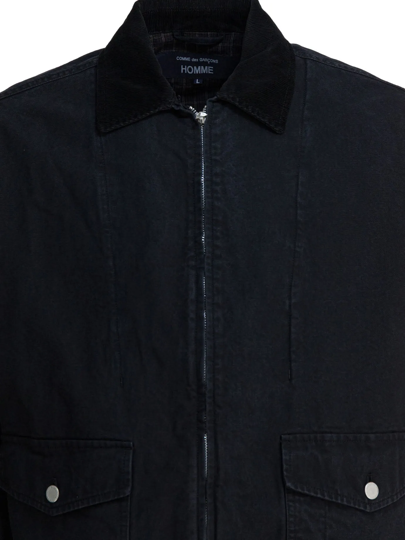 Denim Jacket With Zipper Jackets And Coats Black sold by Wanan Luxury product image thumbnail 3
