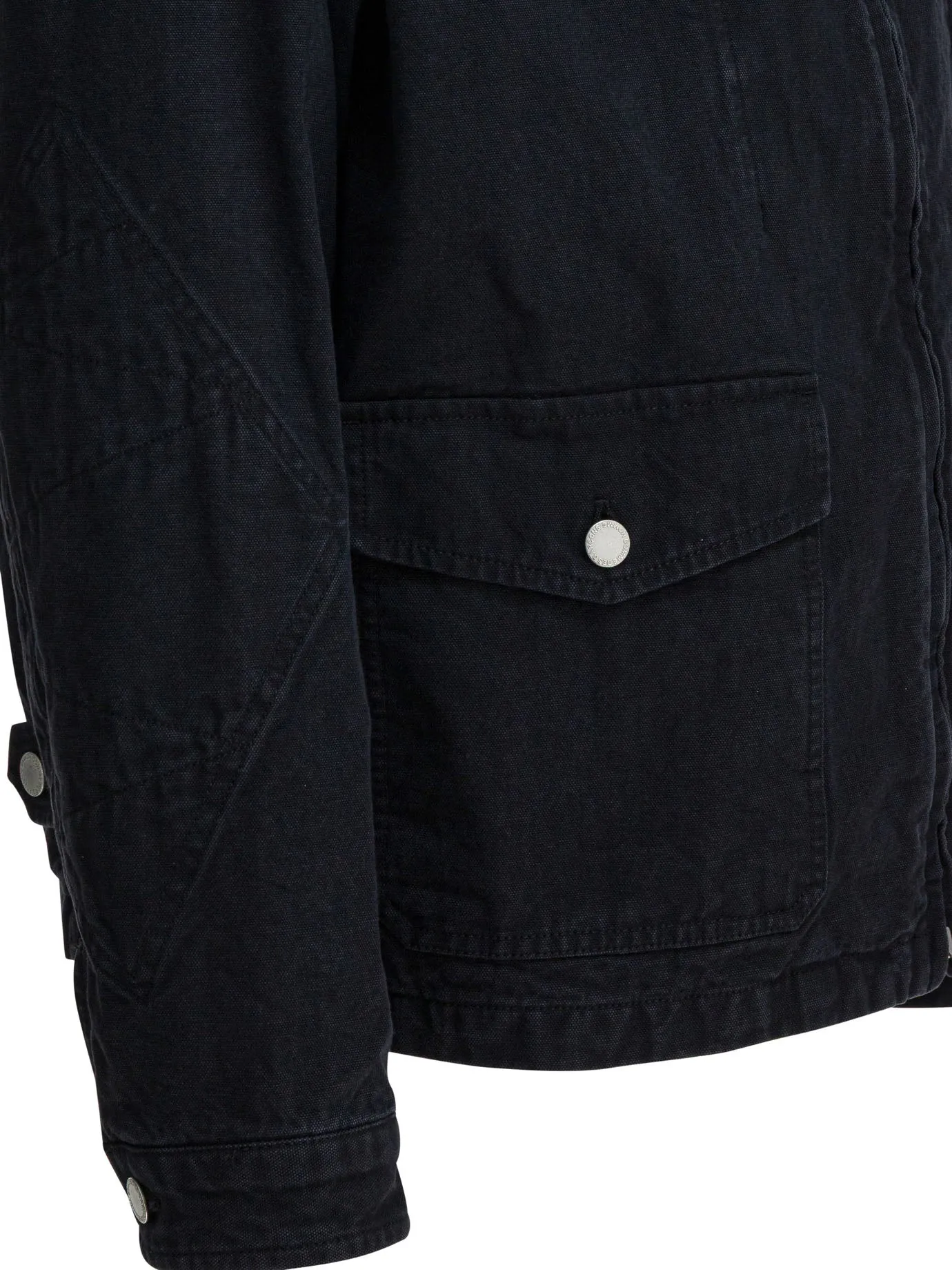 Denim Jacket With Zipper Jackets And Coats Black sold by Wanan Luxury product image thumbnail 4