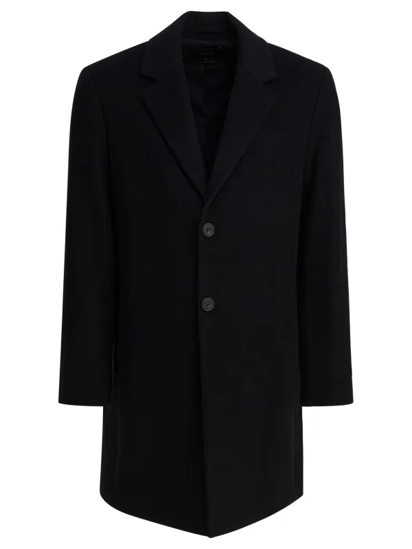 Classic Coat In Italian Wool Blend Jackets And Coats Black sold by Wanan Luxury