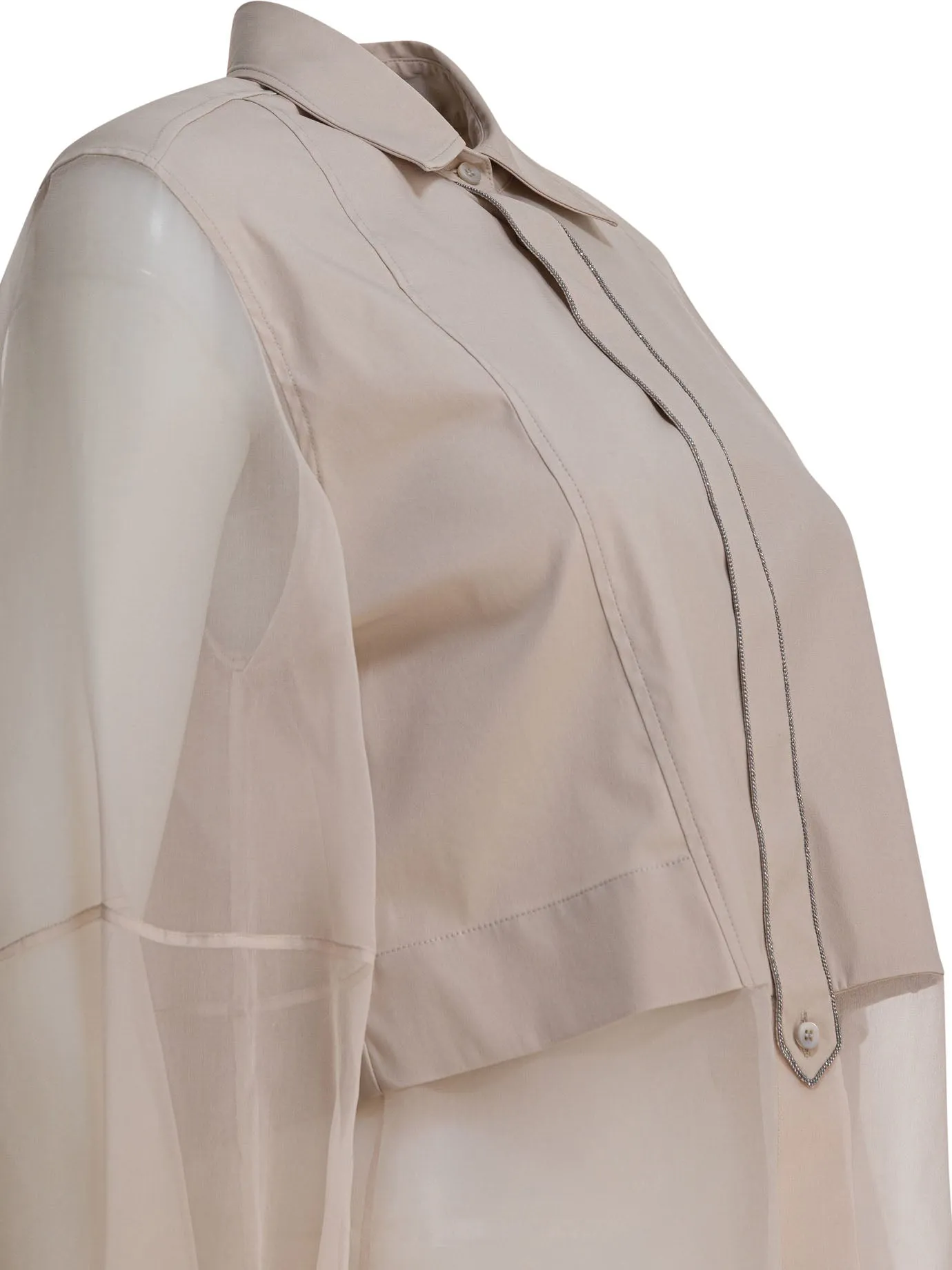 Layered Shirt Shirts Grey sold by Wanan Luxury product image thumbnail 4
