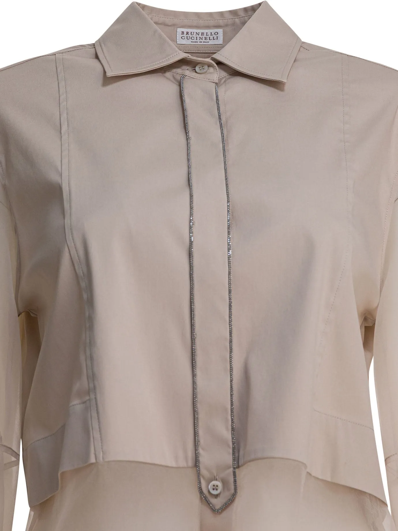 Layered Shirt Shirts Grey sold by Wanan Luxury product image thumbnail 3
