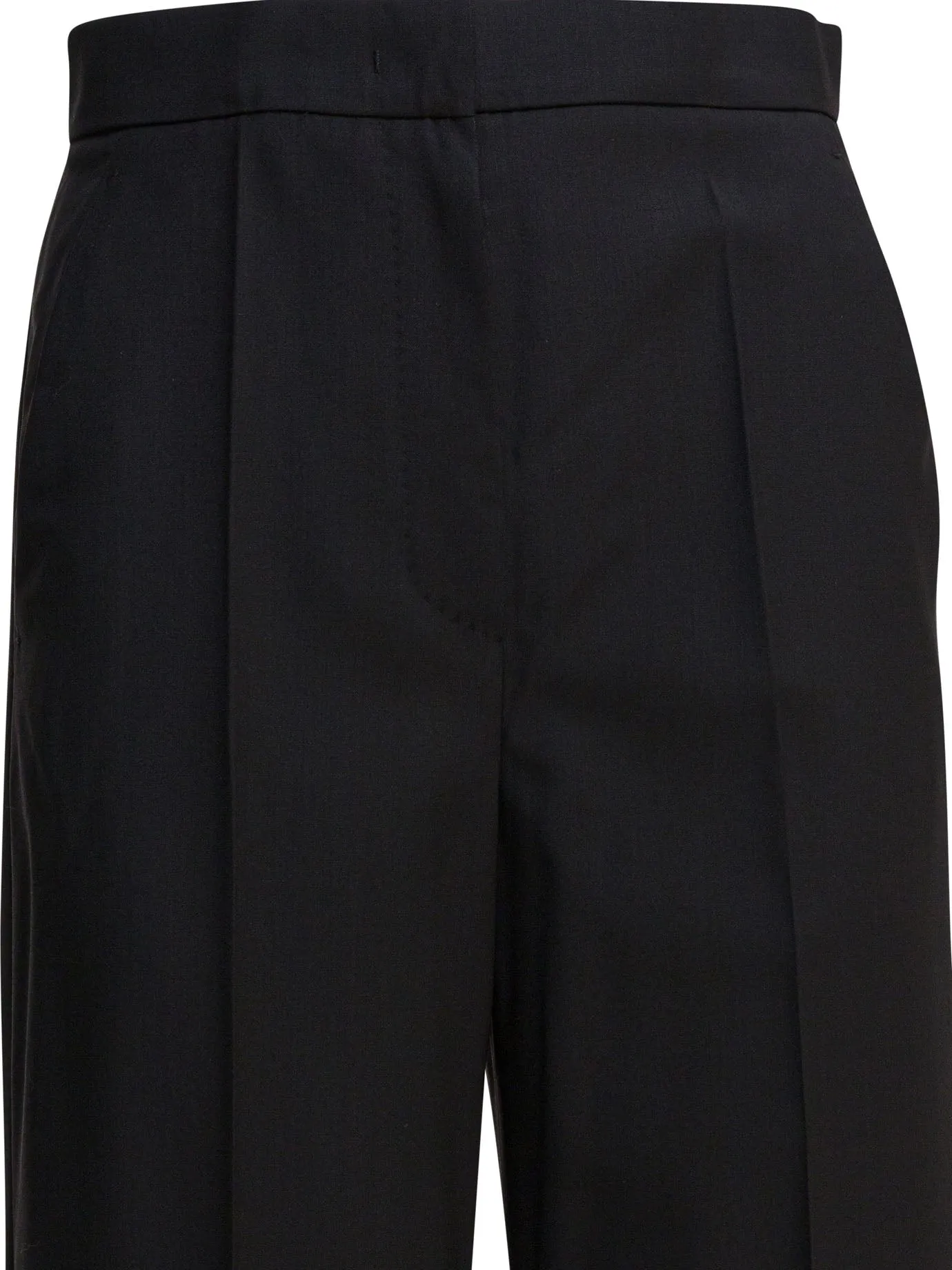Light Wool Straight Trousers Black sold by Wanan Luxury product image thumbnail 3