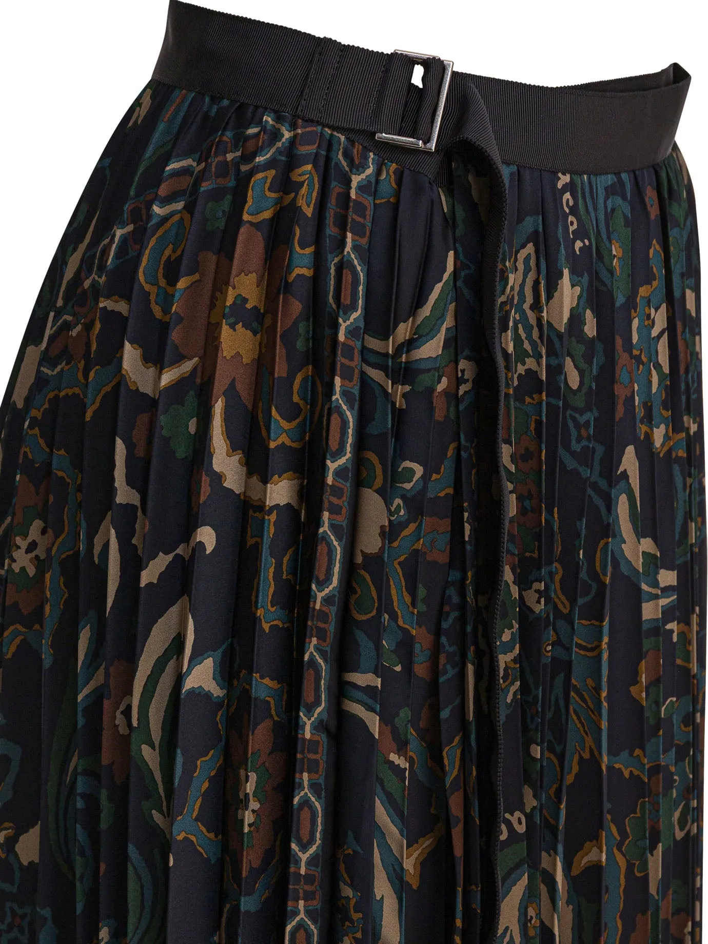 Floral Print Skirt Skirts Blue sold by Wanan Luxury product image thumbnail 4